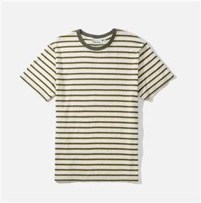 Rhythm Everyday Stripe Tee, Natural
