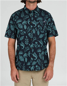 Salty Crew BROADBILL S/S WOVEN, BLACK