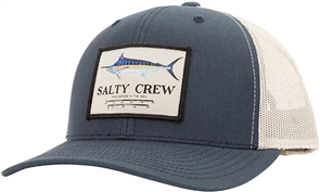 Salty Crew MARLIN MOUNT RETRO TRUCKER, NAVY/ SILVER