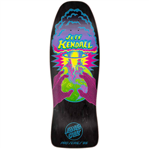 Santa Cruz Skate Kendall End Of The World Reissue, Black, Size 10.0" x 29.7"