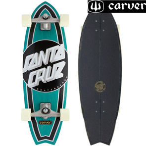 Santa Cruz Skate Other Dot 9.85in x 31.52in with Carver CX4 Trucks