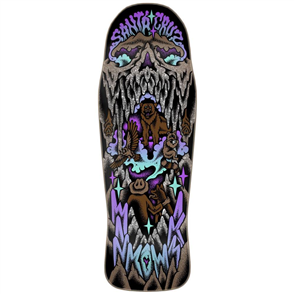 Santa Cruz Skate Winkowski Crystal Cave Shaped Deck, 10.34in x 30.54in