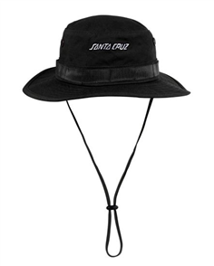 Santa Cruz Classic Strip Men's Boonie Hat, Black