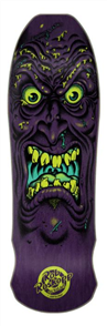 Santa Cruz Skate Roskopp Face Reissue, Purple, Size 9.5" x 31.0"