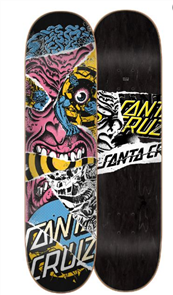 Santa Cruz Skate Roskopp Misprint Everslick, Black, Size 8.0 x 31.6