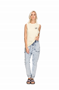 Santa Cruz Rasta Hand Crop Muscle, Buttermilk