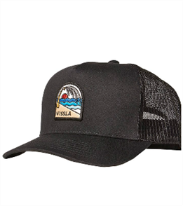 Vissla Solid Sets Eco Trucker Hat, Black