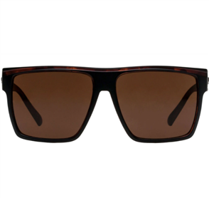 Le Specs DIRTY MAGIC SUNGLASSES, MAT BLACK/ TORT