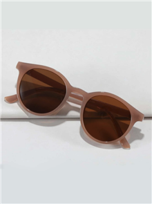 Blank Collective Rround Frame Sunglasses, BrownLens/ Brown