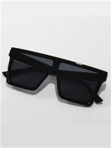 Blank Collective Flat Top Sunglasses, BlackLens/ Dark Grey