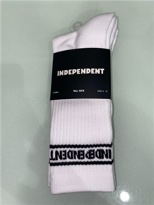 Independent ITC GRIND TALL SOCK 2PK, WHITE