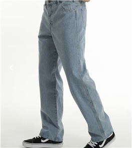 Dickies RELAXED STRAIGHT FIT JEANS, LIGHT INDIGO