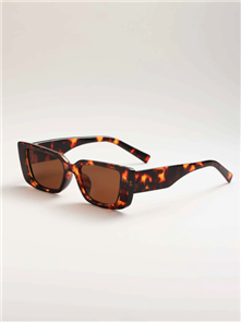 Blank Collective Acrylic Frame Sunglasses, Brown Lens/Tortoiseshell