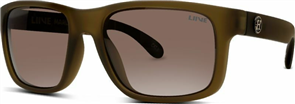 Liive MARLING POLARIZED SUNGLASS, STRIPED BEER