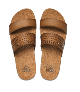 Reef CUSHION VISTA PERF SANDAL, COFFEE