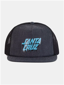Santa Cruz MELTING STRIP TRUCKER CAP, DARK GREY MARLE