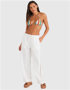 Roxy SUN LOVER PANT, WHITE