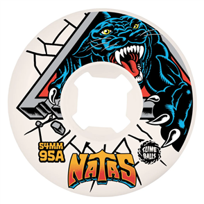 SLIME BALLS 54mm Natas Reissue White Hardline 95a Wheels