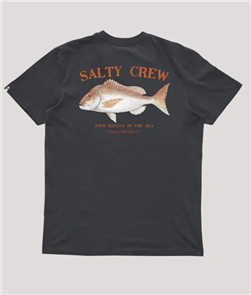 Salty Crew Snapper Classic SS Tee, Coal