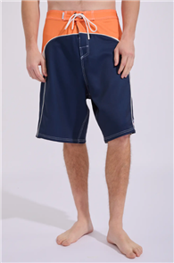 Rusty STRAIGHT PIPE FIXED WAIST BOARDSHORT, NVY BLU 1