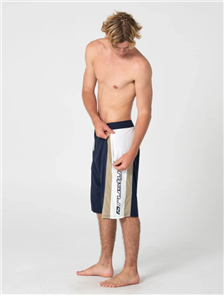 Rusty POWER-WING FIXED WAIST BOARDSHORT, NAVY BLU