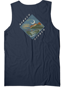 Vissla Seascape Organic Tank, Dark Denim