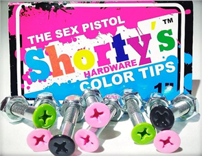 Shorty's Inc Colour Tips Hardware - Sex Pistol - 1"