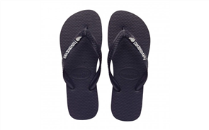 Havaianas Top Silver Fern 0090 (New) Jandals, Black