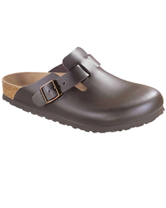 Birkenstock BOSTON SMOOTH LEATHER (REGULAR), DK BROWN
