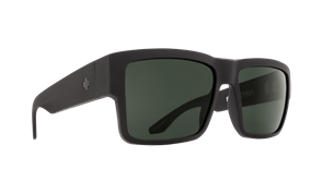 SPY Cyrus Sunnies Mt Blk/Hpy Gy/Grn Pola
