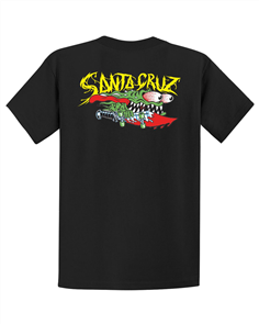 Santa Cruz MEEK SC SLASHER S/S YOUTH REGULAR FIT TEE, BLACK