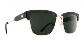 SPY Sunglasses Bellows  Black Gold - Happy Grey Green