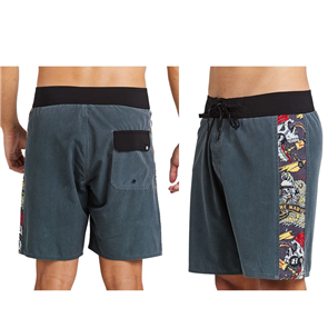 The Mad Hueys LOOSE IN PARADISE BOARDSHORT 18”, CHARCOAL