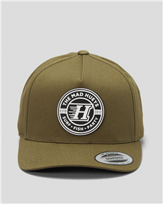 The Mad Hueys SPEEDING H TWILL SNAPBACK, DUSTY GREEN