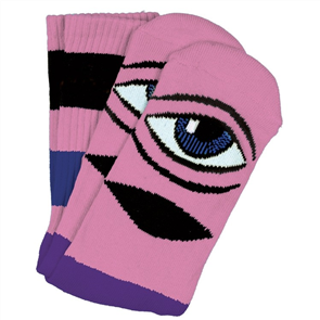 Toy Machine Mens Sect Eye Big Stripe Sock, 1 Pair