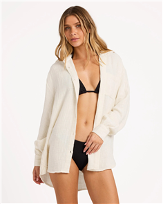 Billabong WANDERER LONG SLEEVE SHIRT, SALT CRYSTAL