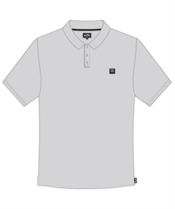 Billabong ADIV POLO SHIRT, GREY MIST