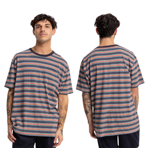 Hurley Zayn Stripe Tee, After Midnight