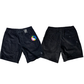 T&C Whaler Cord Short, Black