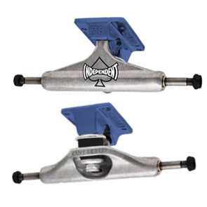 Independent Skate Stage 11 Forged Hollow CantBeBeat 78 Silver Ano Blue Trucks - 3 sizes