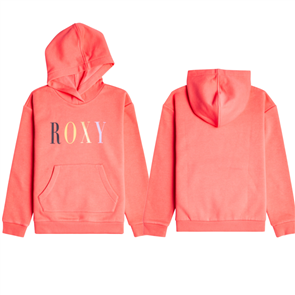 Roxy GIRLS 8-14 WILDEST DREAMS HOODIE SWEATER, SUN KISSED CORAL