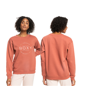 Roxy SURF STOKED CREW SWEATER, REDWOOD BURL