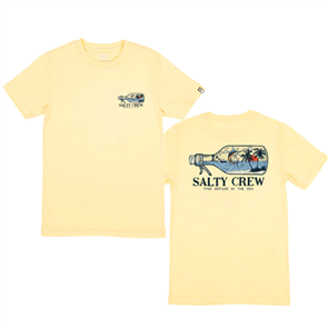 Salty Crew MESSAGE BOYS S/S TEE, BANANA