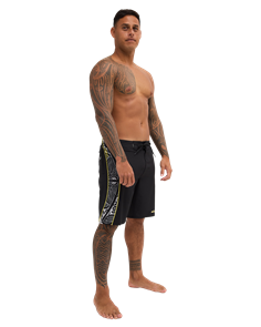 Quiksilver MANGOTU 20" BOARDSHORT BY KEHU BUTLER, BLACK