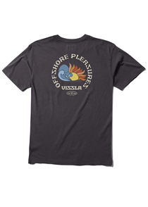 Vissla Offshore Pleasures Vintage SS Tee, Black