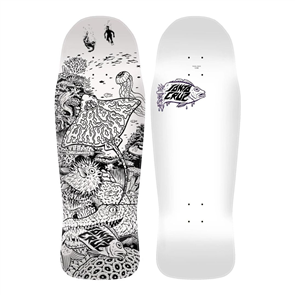 Santa Cruz Winkowski Aquatic My Colorway Shaped Reissue Deck, 10.34in x 30.54in