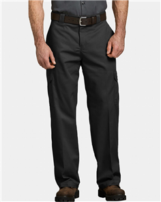 Dickies FLEX Relaxed Fit Straight Leg Cargo Pant, BLACK