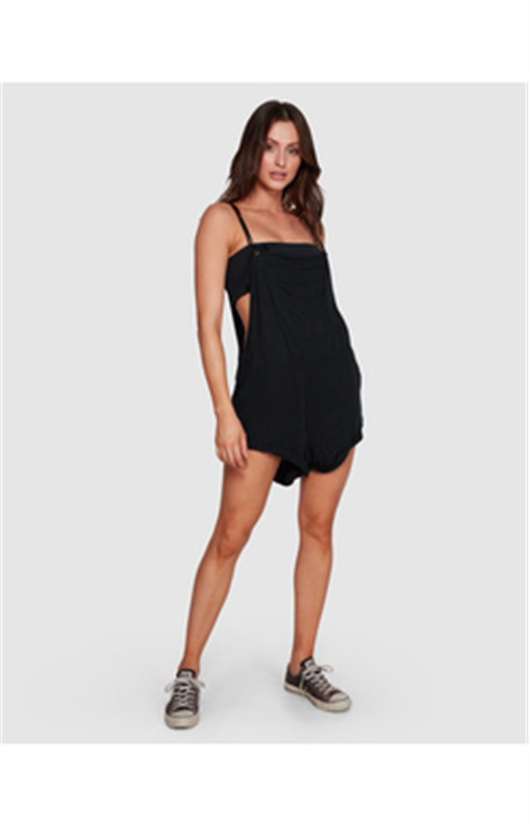 billabong wild pursuit overalls black