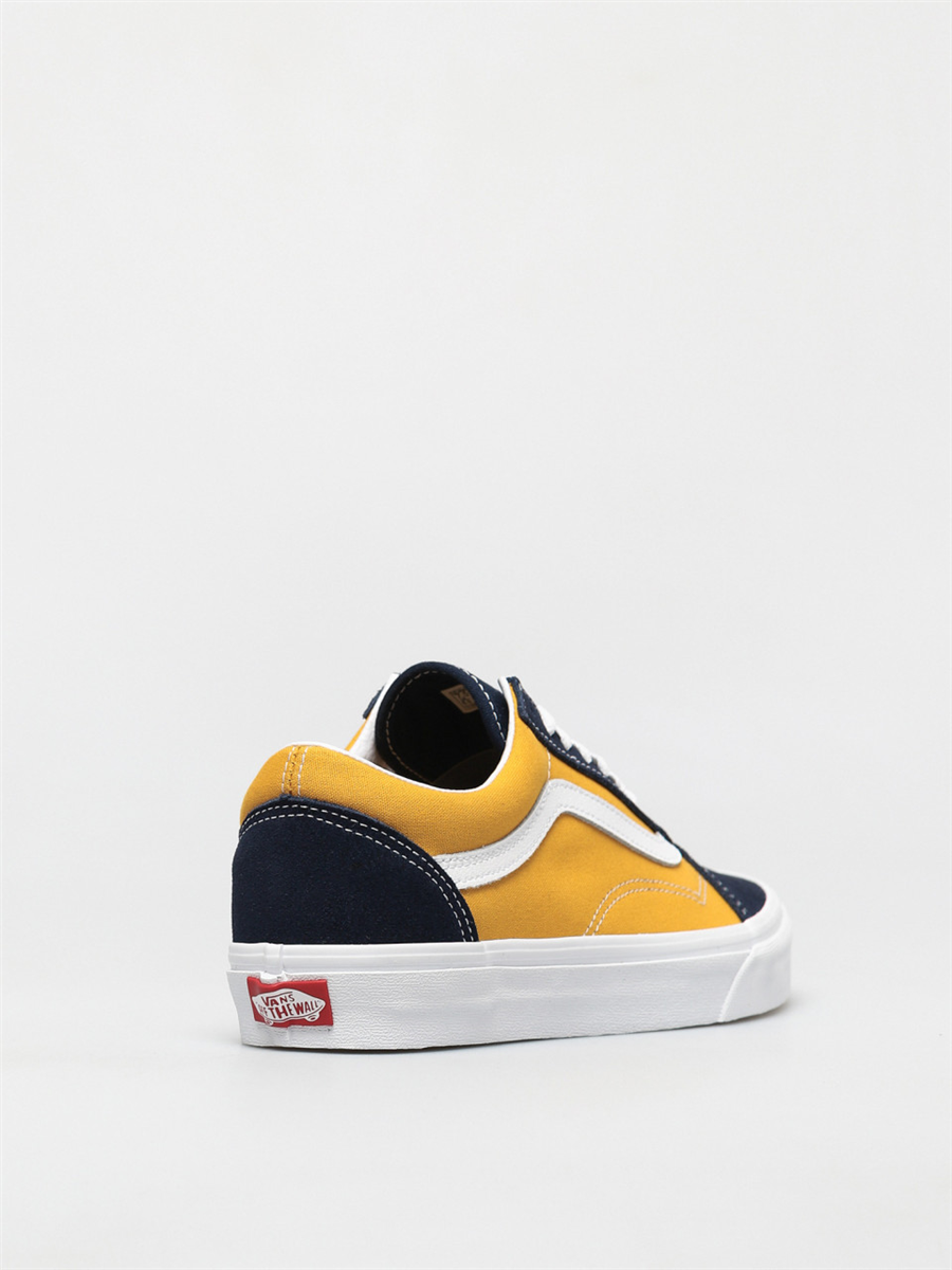 Vans Old Skool Classic Sport Shoe, Dress Blues/Saffron Underground Skate
