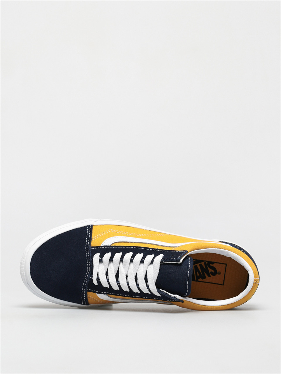 Vans Old Skool Classic Sport Shoe, Dress Blues/Saffron Underground Skate